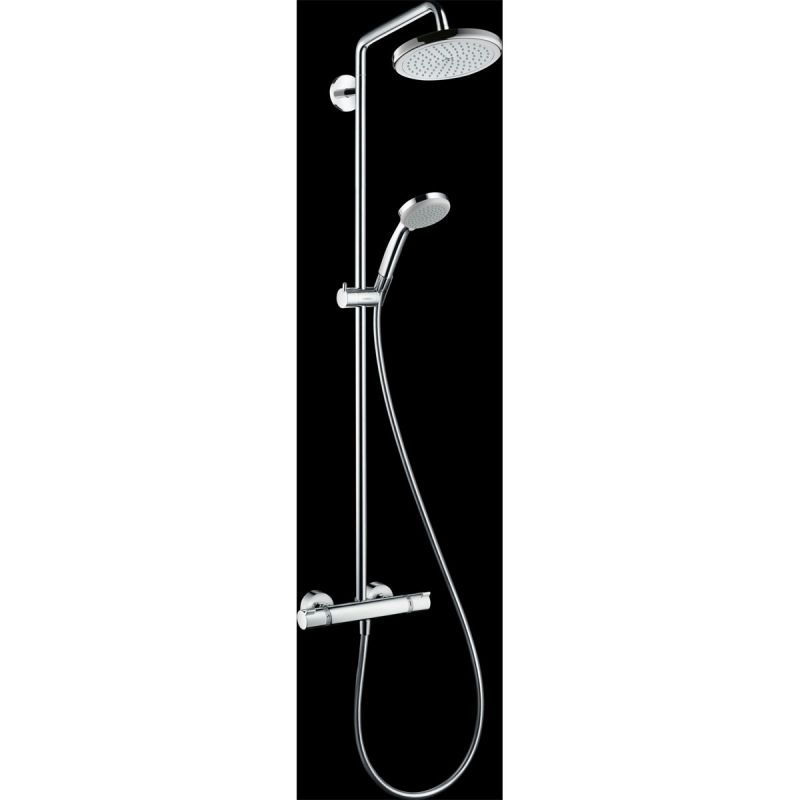 Hansgrohe Duschsystem 220 Croma 1 Strahlart mit Thermostat Chrom