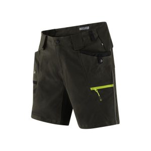 Terrax Workwear  Herren-Arbeitshose Gr. 50 dunkelgrün-limette