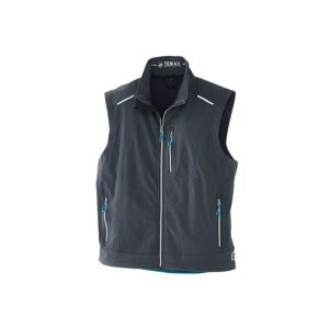 Terrax Workwear  Arbeitsweste anthrazit-petrol Größe 3XL