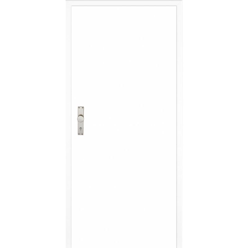 CPL-Wohnungseingangstür rechts weiß 98,5 x 198,5 cm