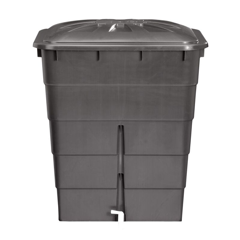 Garantia Regentonne eckig 300 L graphite grey inkl Deckel und Hahn