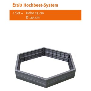 Garantia Hochbeet-System ERGO XL 6 Paneele inkl Verbinder wood Garantia Hochbeet-System ERGO XL 6 Paneele inkl Verbinder wood
