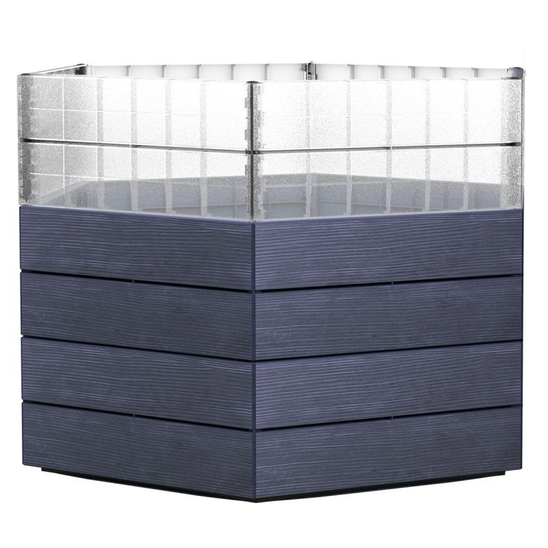 Garantia Hochbeet ERGO Turbo L 75 Wood inkl FLORA