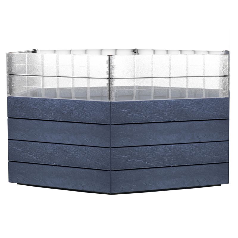 Garantia Hochbeet ERGO Turbo XL 75 Stone inkl FLORA
