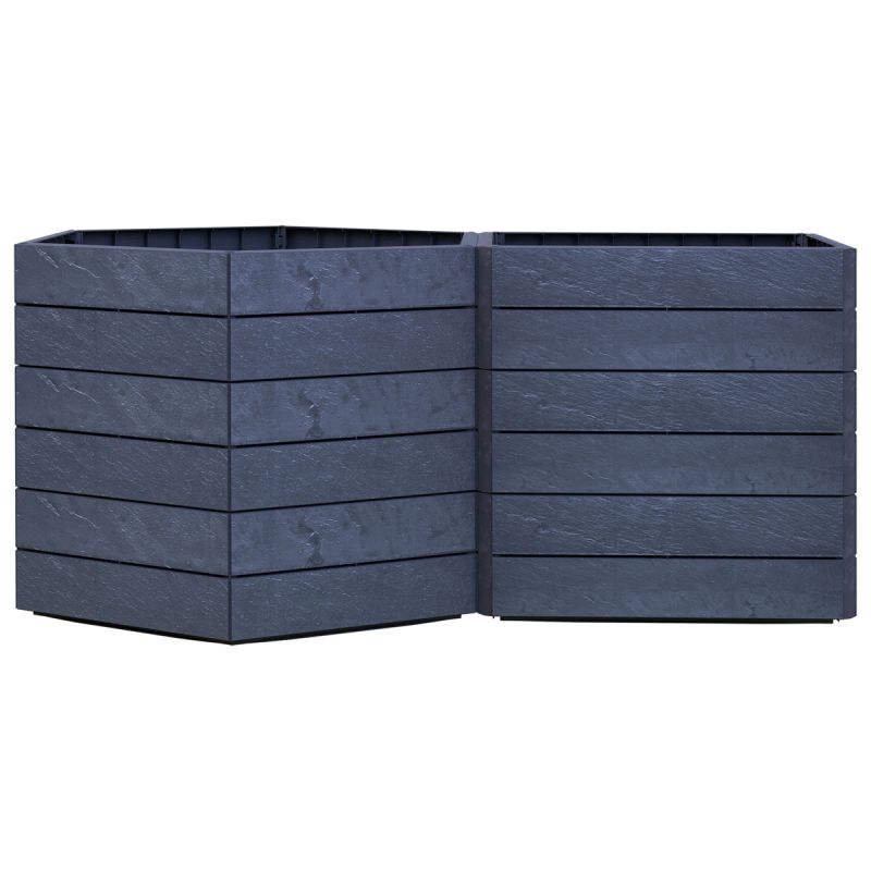 Garantia Hochbeet ERGO VARIO 3 Stone inkl FLORA