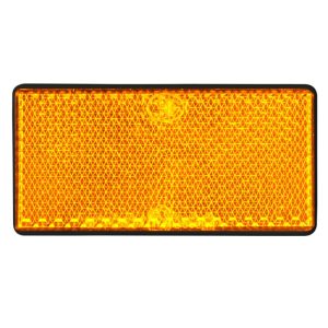 LAS 10208 Reflektor orange viereckig 2 Stk. LAS 10208 Reflektor orange viereckig 2 Stk.