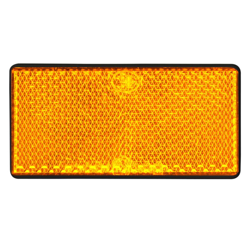 LAS 10208 Reflektor orange viereckig 2 Stk.