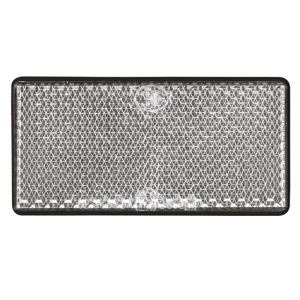 LAS 10207 Reflektor weiß viereckig 2 Stk. LAS 10207 Reflektor weiß viereckig 2 Stk.