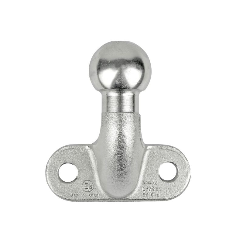 EUFAB 10639 Kupplungskugel mit Flansch abgewinkelt