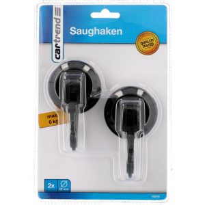 Cartrend Saughaken schwarz 4 kg 2 Stück Cartrend Saughaken schwarz 4 kg 2 Stück