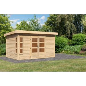 Karibu  Blockbohlenhaus Kastorf 7 naturbelassen