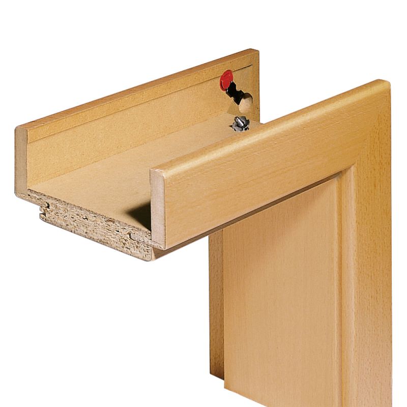 Borne Komplett-Zarge 198,5 x 73,5 x 12 cm CPL braun rechts