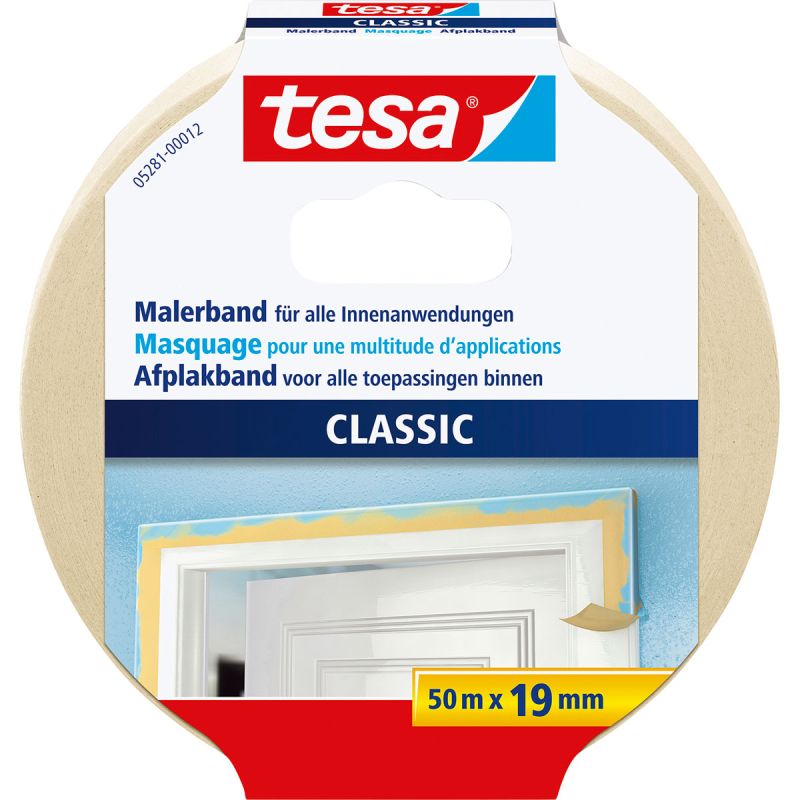 Tesa Malerband CLASSIC 50 m x 1,9 cm