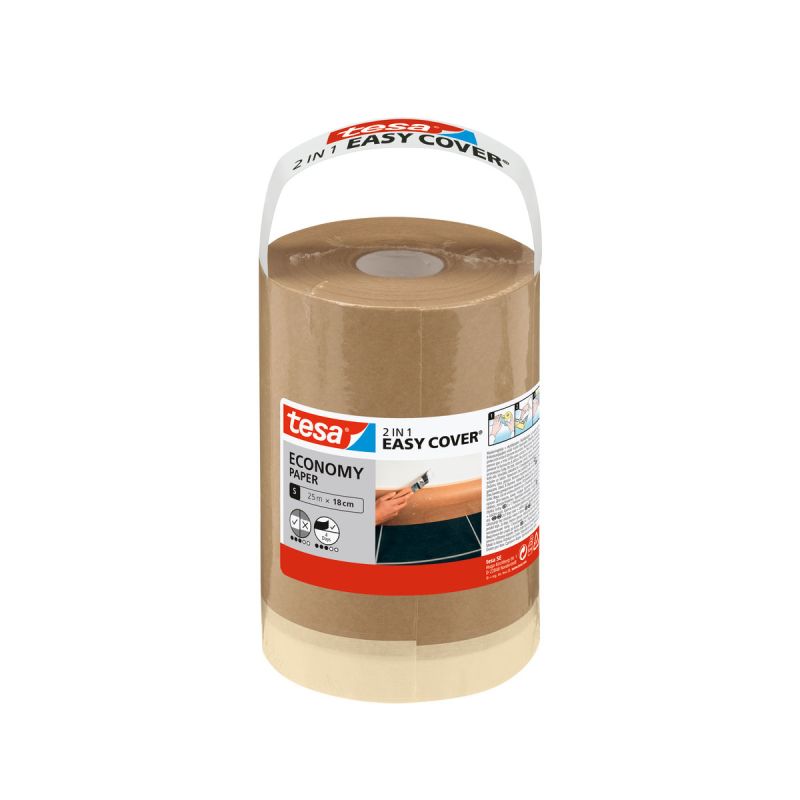 Tesa Malerband Easy Cover Economy Paper Refill S 25m x 18cm