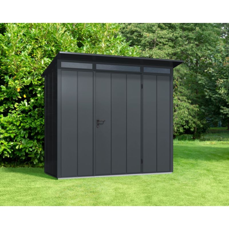 EcoStar  Gerätehaus Elegant-PTyp 1RAL7016 1 flg