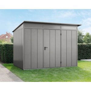 EcoStar Gerätehaus Elegant-PTyp 3RAL9007 1 flg EcoStar Gerätehaus Elegant-PTyp 3RAL9007 1 flg