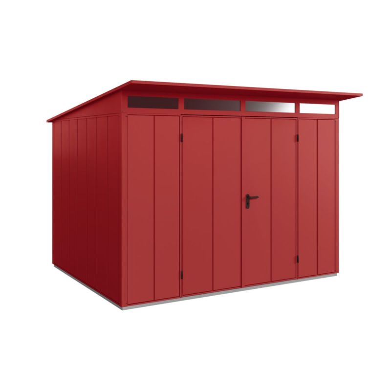 EcoStar  Gerätehaus Elegant-PTyp 3RAL3004 2 flg