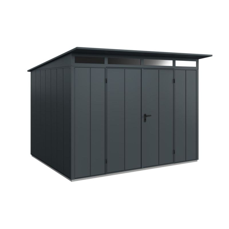 EcoStar  Gerätehaus Elegant-PTyp 3RAL7016 2 flg