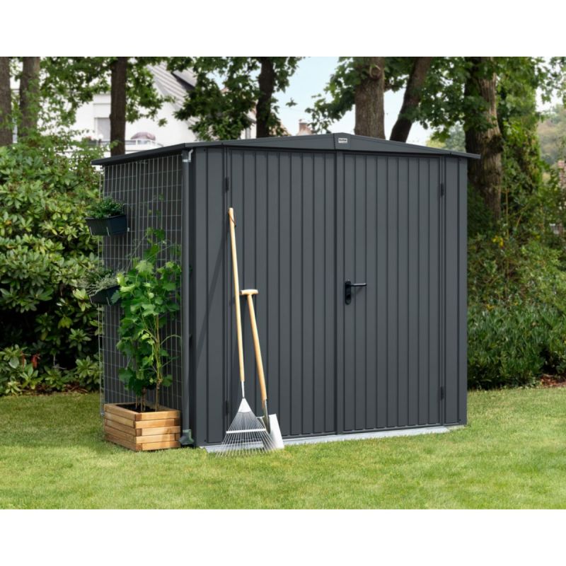 EcoStar  Gerätehaus Trend-STyp 2RAL7016 2 flg