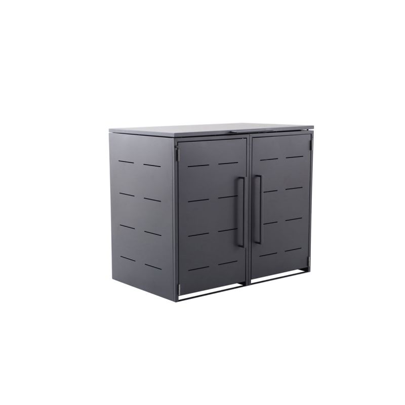 Durabil Metall-Mülltonnenbox Design für 2 x 240l
