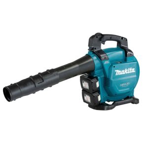 Makita Akku-Laubbläser-Sauger 18V 5,0 Ah 2 Akkus und Doppelladegerät inklusive Absaug-Set Makita Akku-Laubbläser-Sauger 18V 5,0 Ah 2 Akkus und Doppelladegerät inklusive Absaug-Set