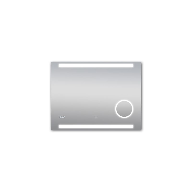 DSK Design LED Lichtspiegel Silver Rey 80 x 60 cm