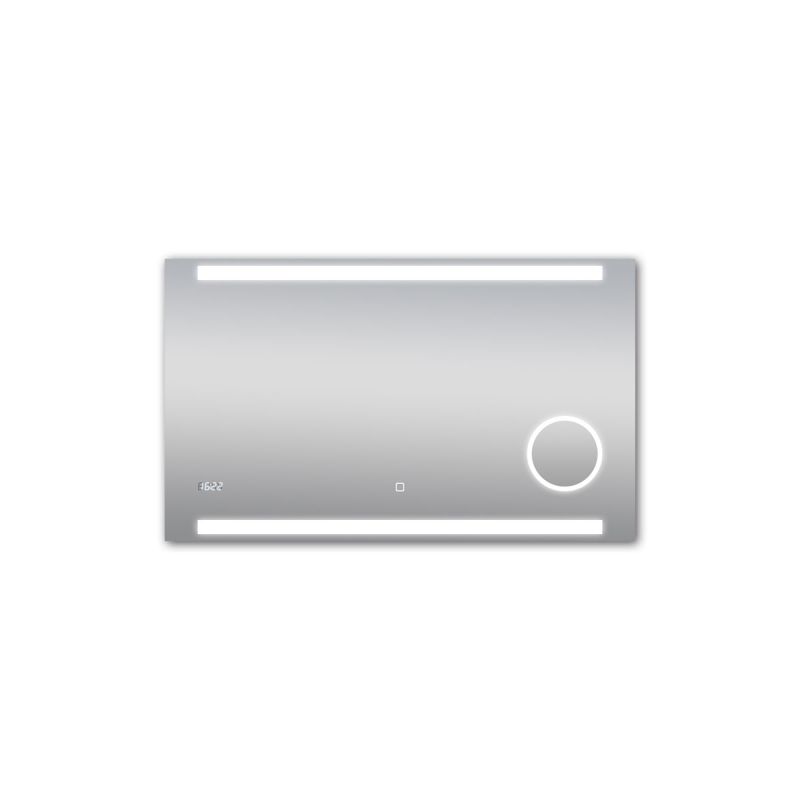 DSK  Design LED Lichtspiegel Silver Rey 100 x 60 cm