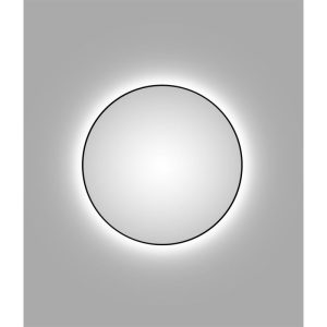 DSK  Design LED Lichtspiegel Silver Globo Black Dm 120 cm