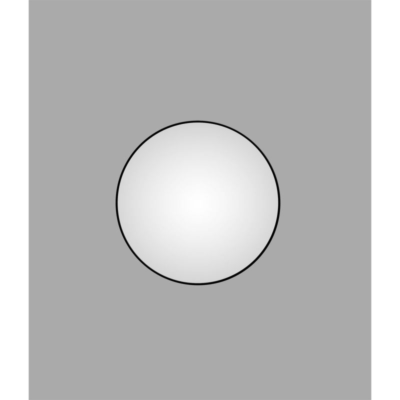 DSK  Design Spiegel Silver Globo Black Dm 100 cm