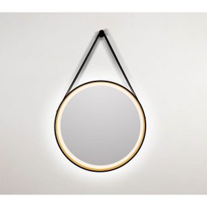 DSK  Design LED Lichtspiegel Black Veran LED Dm 55 cm