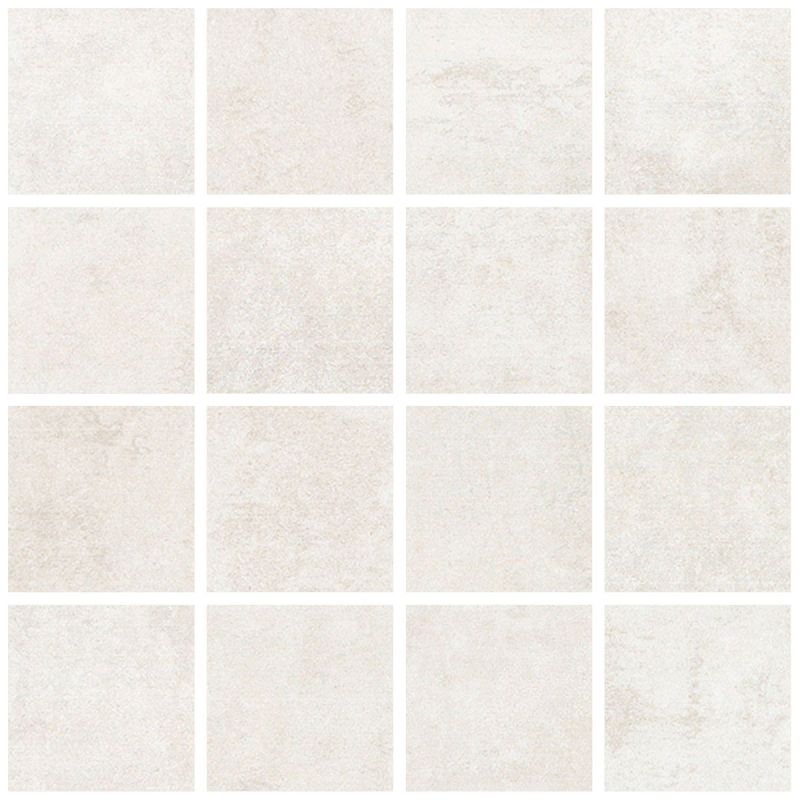 Feinsteinzeug-Fliese Mosaik Atrium Alpha marfil 30 x 30 cm