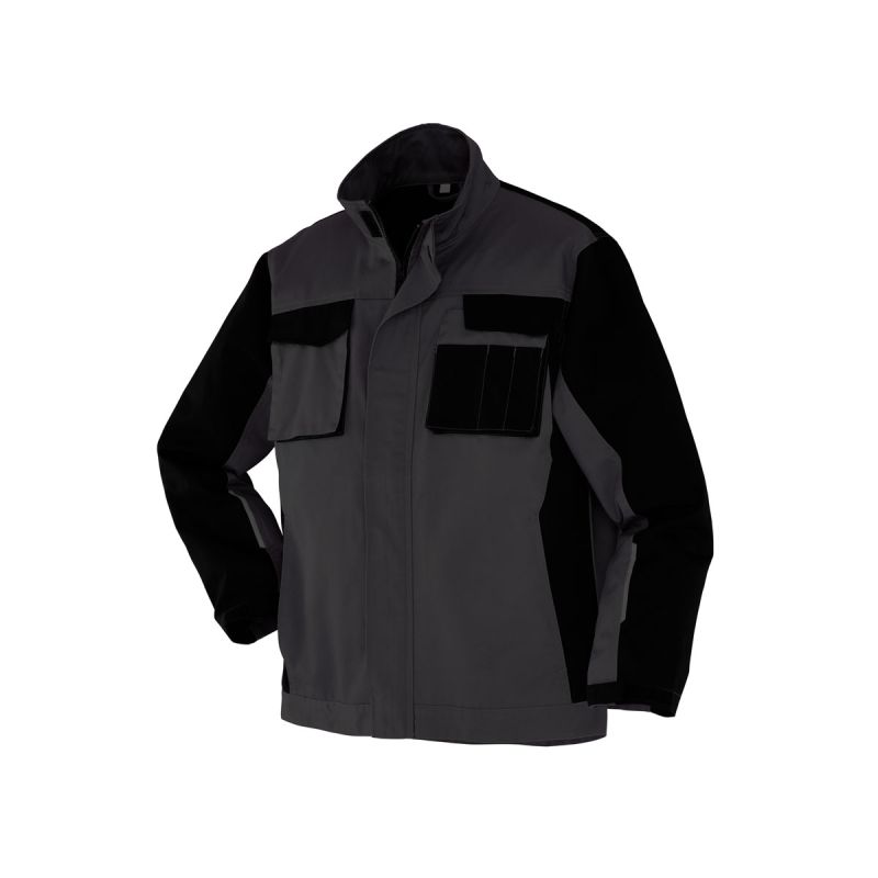 Bridge Work  Arbeitsjacke anthrazit-schwarz Größe 48