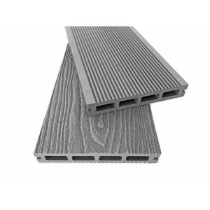 Hartmann WPC-Terrassendiele grau geriffelt 200 x 14,5 x 2,3 cm Hartmann WPC-Terrassendiele grau geriffelt 200 x 14,5 x 2,3 cm