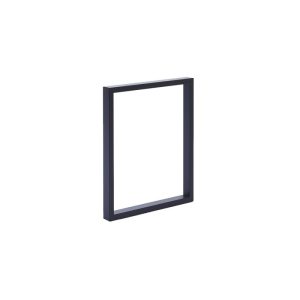 Tischbein Rechteck schwarz matt 71 x 59 x 3 cm