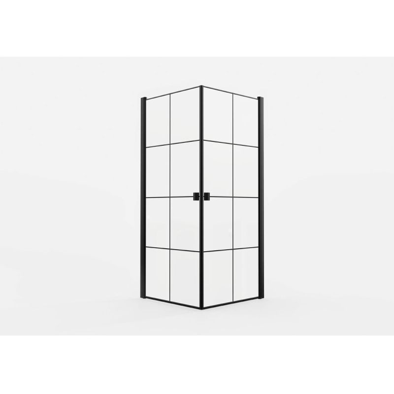 Aurlane Glasdusche Black Galaxy 90 x 200 x 90 cm