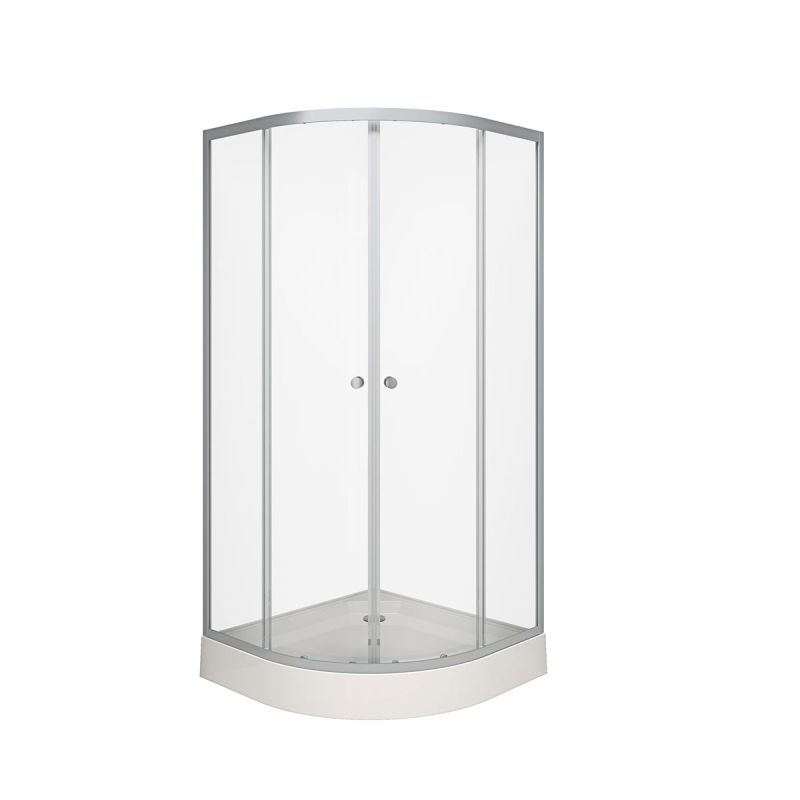 Aurlane Komplettdusche Silverline rund 90 x 200 x 90 cm