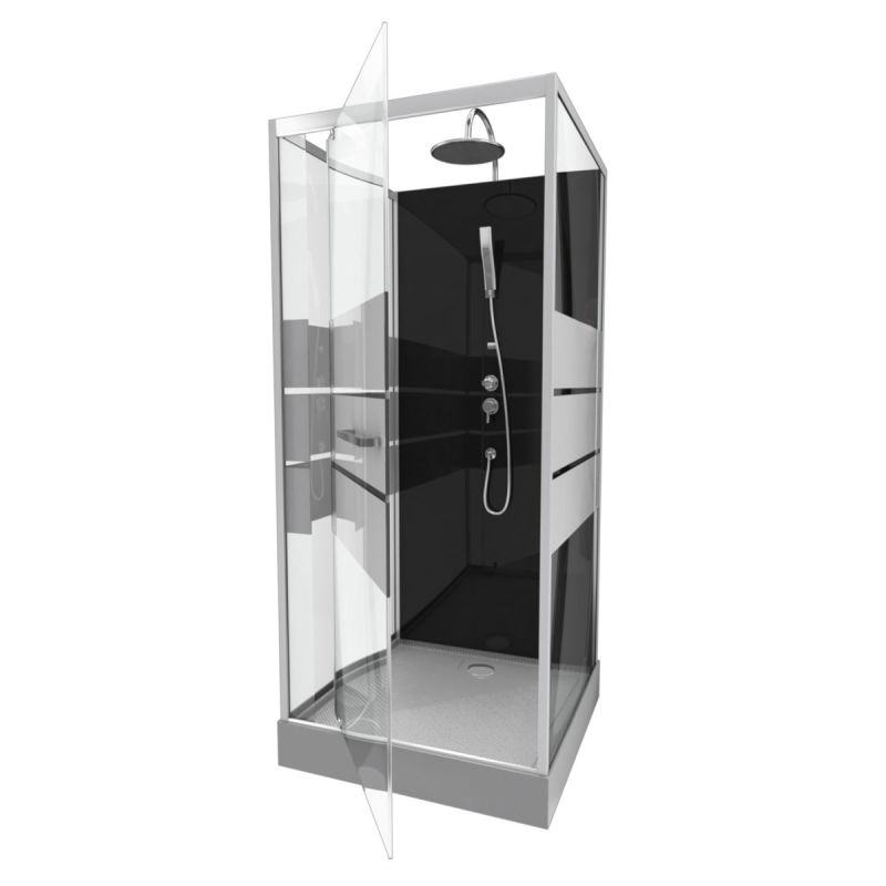 Aurlane Komplettdusche Study 90 x 220 x 90 cm