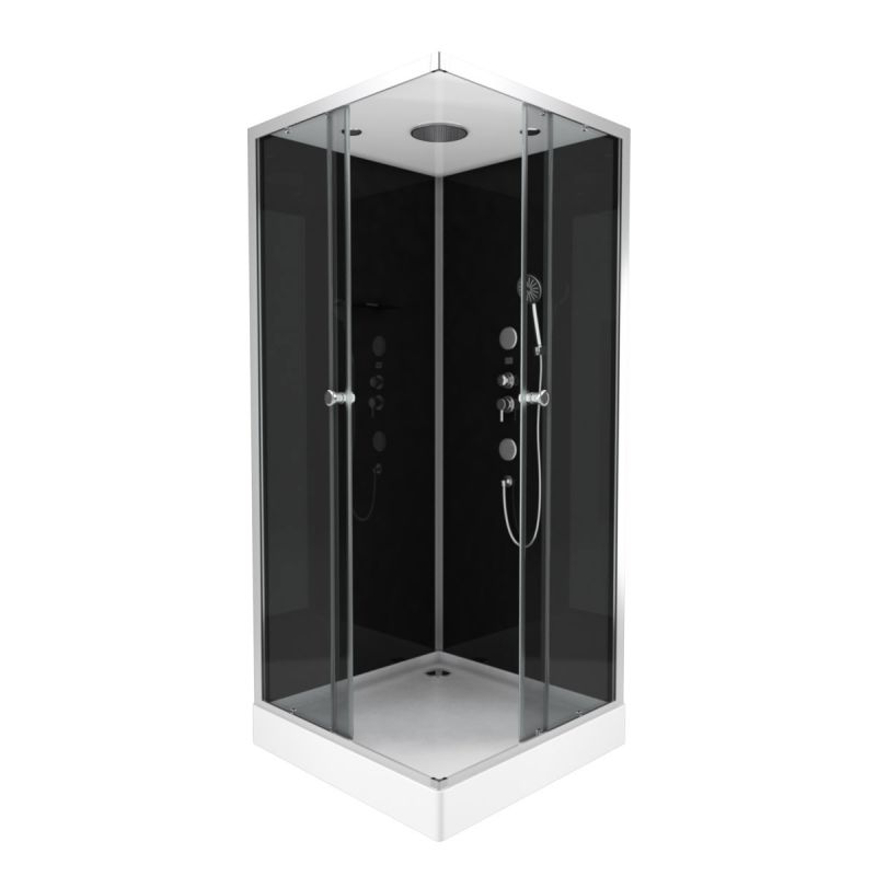 Aurlane Komplettdusche Club Square eckig 90 x 215 x 90 cm