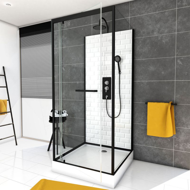 Aurlane Komplettdusche Metro 80 x 230 x 80 cm