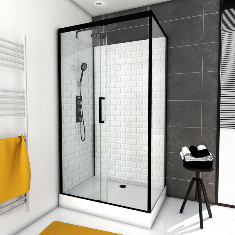 Aurlane Komplettdusche Metro 80 x 110 x 230 cm