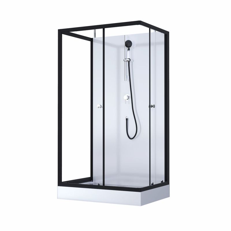 Aurlane Komplettdusche Black Magic 80 x 110 x 200 cm