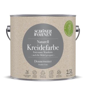 Schöner Wohnen Farbe Naturell Kreidefarbe 2,5 L Donnerwetter Schöner Wohnen Farbe Naturell Kreidefarbe 2,5 L Donnerwetter
