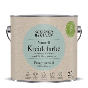Schöner Wohnen Farbe Naturell Kreidefarbe 2,5 L Eukalyptuswald Schöner Wohnen Farbe Naturell Kreidefarbe 2,5 L Eukalyptuswald
