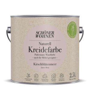 Schöner Wohnen Farbe Naturell Kreidefarbe 2,5 L Kirschblueten- meer Schöner Wohnen Farbe Naturell Kreidefarbe 2,5 L Kirschblueten- meer