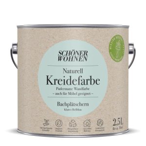 Schöner Wohnen Farbe Naturell Kreidefarbe 2,5 L Bachplätschern Schöner Wohnen Farbe Naturell Kreidefarbe 2,5 L Bachplätschern