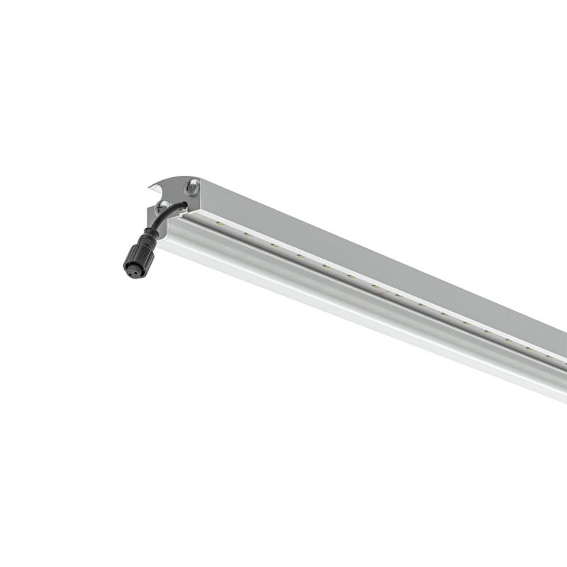LyghtUp LED-Leuchtleiste fur Doppelstabmatten 196 cm silber