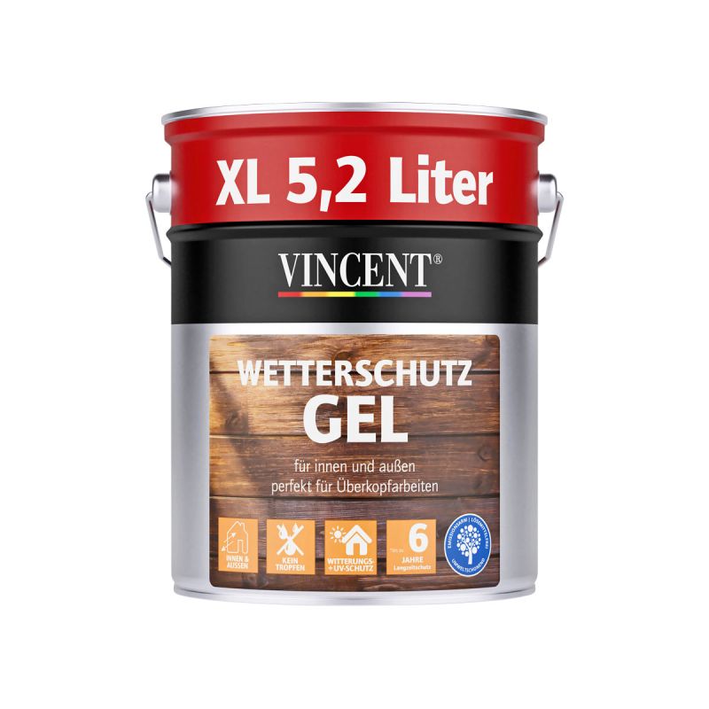 Vincent Wetterschutz Gel Natur 5,2 L
