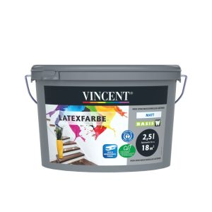Vincent Wandfarbe Latexfarbe Mix It matt 2,5 L Vincent Wandfarbe Latexfarbe Mix It matt 2,5 L