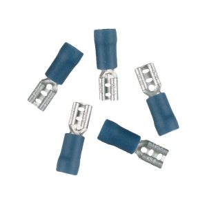 Krone Flachsteckhülsen blau 5 St. Krone Flachsteckhülsen blau 5 St.