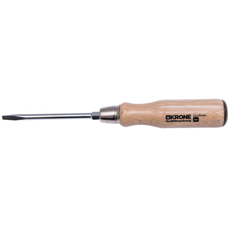 Krone Schraubendreher Holz 3,5 x 75 mm